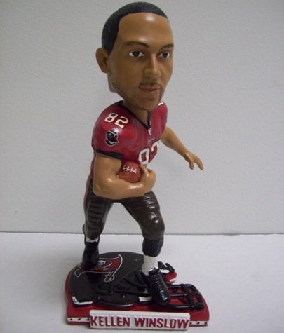 Kellen Winslow Buccaneers Helmet Base Bobblehead