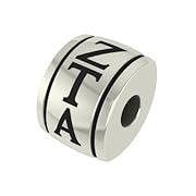 Zeta Tau Alpha Barrel Sorority Bead Charm Fits Most Pandora Style Bracelets Including Pandora Chamilia Biagi Zable Troll and More. High Quality Bead in Stock for Fast Shipping