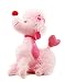 Tickles Pink Hanging Poodle Dog with loop Stuffed Soft Plush Toy Love Girl 16 cm RS.191.00