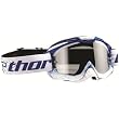 Thor MX Ally Wrap Adult MX Motorcycle Goggles w/ Free B&F Heart Sticker Bundle - Maze