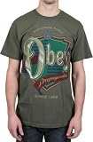 Obey Posse Shield S/S T-Shirt - heather army L