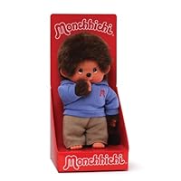 Monchhichi Boy in Blue Sweatshirt 8'