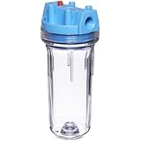 Pentek 150071 3/4" #10 Standard Clear Filter Housing with Pressure Relief