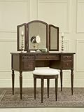 IMAGE OF Warm Cherry Vanity, Mirror and Bench
