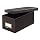 Globe-Weis Fiberboard Index Card Storage Box, 3x5 Inches, Solid Black, (3X5BLA)