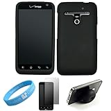 Black Flexi Silicone Back Cover Skin Phone Protector Case for T-Mobile LG G ....