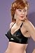 What Katie Did Maitresse Black Satin Bullet Bra