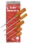 Xcelite SDR11 5-Piece Round Blade Screwdriver Set with Amber Handles