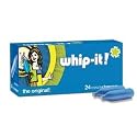 Whip It - CR024 - Lot de 24 Cartouches N2O 8 g pour Cr&egrave;me Chantilly Compatibles avec Siphons Caf&eacute; Cr&egrave;me / Mastrad / Ico / Kayser / Isi