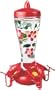 Birdscapes 453F-2 10-Ounce Hand Painted Glass Hummingbird Feeder