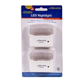 Maxxima MLN-50 5 LED Night Light With Sensor (Pack of 2)