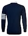 David.Ann Men's Casual Slim Fit Basic Designed Long Sleeve V-Neck Sweater