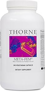 Thorne Research - Meta-Fem - Complete Dietary Supplement for Women of Either Peri- or Postmenopausal Age -240 Capsules