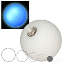 70mm glow juggling ball - blue
