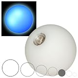70mm glow juggling ball - blue