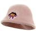 Dora Girl’s Mohair Bucket Hat-Pink W19S18C