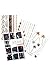 Flash Tattoos Women's Golfish Kiss Set