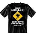 Witziges Grill T-Shirt = bin am Grillen =
