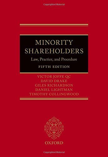 Minority Shareholders: Law, Practice, and Procedure by Victor Joffe QC (2015-03-22)