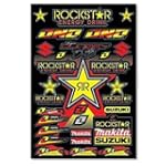 One Industries Team Rockstar Makita Suzuki Decal Sheet