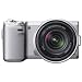 Sony NEX-5N 16.1 MP Compact Interchangeable Lens Touchscreen Camera With 18-55mm Lens (Silver)