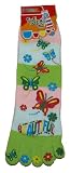 SOX84 Butterflies Beautiful Flowers Rainbow Toe Socks