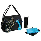 Kalencom Eleanor Diaper Bag - Black Peacock by Kalencom