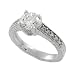 Sterling Silver Pave Style Round Cut CZ Fashion Ring