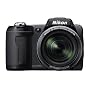 Nikon Coolpix L110 12.1 MP Digital Camera with 15x Optical Vibration Reduction (VR) Zoom and 3.0-Inch LCD (Black)