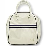 FRED PERRY フレッドペリー BOWLING BAG ボーリングバッグ ホワイト/ネイビー BAG L2165-100