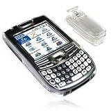 Brand New Palm Treo 680 PDA Smartphone Protective Crystal Clear Snap-On Hard Cover Case with Removable Belt Clip