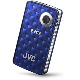 JVC PICSIO GC-FM1A HD Camcorder (Brilliant Blue) by JVC