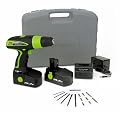 Kawasaki 840110 Black 19.2-Volt Drill Kit