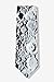 Silver Silk Tie | Moons Surface Necktie