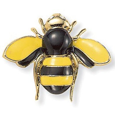 Childrens Toyshop  Jewelry : Bumblebee Crystal Accent Pin
