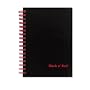 Black n' Red Twinwire Hardcover Notebook, Legal Rule, 5.87 x 8.25 Inches, White, 70 Sheets (L67000)