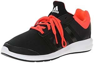 adidas Performance S-Flex K Running Shoe ,Core Black/Infrared/Running White,12 M US Little Kid