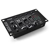 Produkt-Bild: 3/2-Kanal DJ-Mixer Ibiza TMX-800 Vorh&ouml;r-Funktion Rack