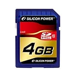 Silicon Power SDHCメモリーカード 4GB (Class10) ブリスターパッケージ 永久保証 SP004GBSDH010V10