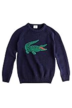 Boy's Long Sleeve Croc Logo Crewneck Sweater