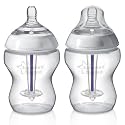Tommee Tippee Closer to Nature Anti-colic 260ml BPA-free Feeding Bottles (2-Pack)