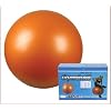 Gymnastikball 65 cm in Farbe orange mit Pumpe