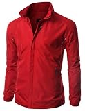 Doublju Mens Jacket Protected from the Rain and Wind in 6 colors