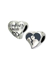 Zable (tm) Sterling Silver Wedding Pandora Compatible Bead / Charm