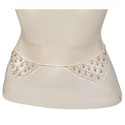 Christmas Gift Silver Belly Chain Length 31.75 inches