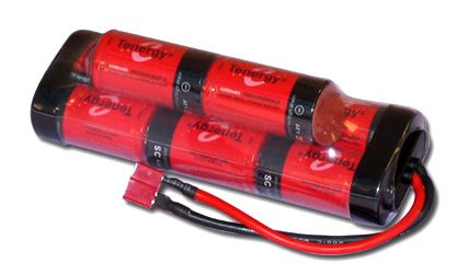 41AqtO4J5UL Holiday Limited SALE: Tenergy 9.6V 4500mAh High Power Hump NiMH Battery Pack for RC Cars with Dean Connector