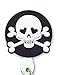 Skull 3D Rubber Retractable Badge Holder