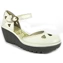 Fly London Yuna Womens Shoes-Off White