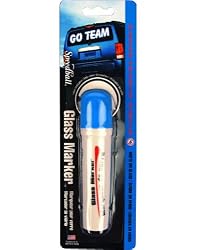 Speedball Art Products 0010620F Glass Marker Fluorescent Blue Carded