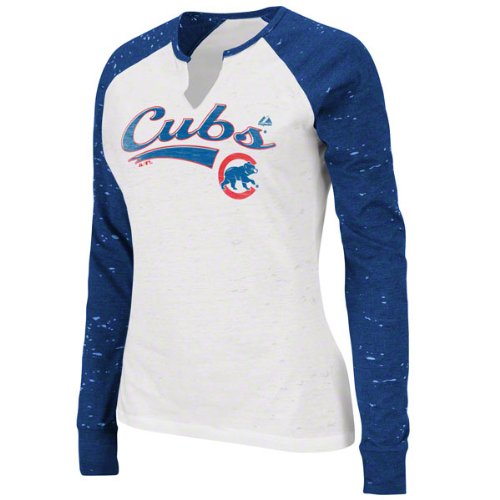 Chicago Cubs Women's League Special Long Sleeve Raglan T-Shirt